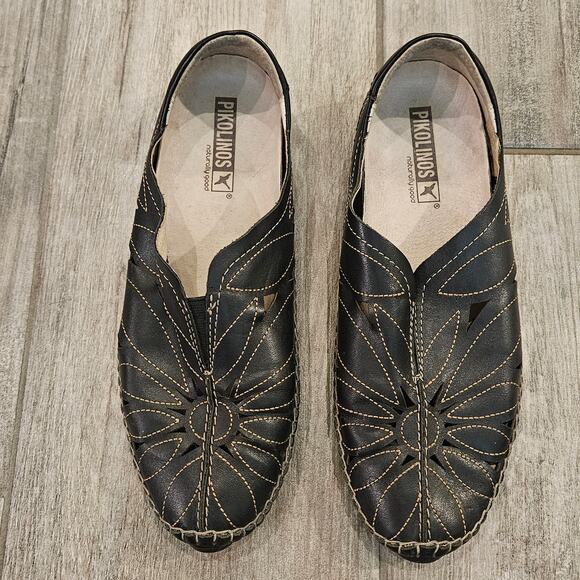 Pikolinos Jerez Leather Slip-On Loafers Women’s 37 US 6.5–7 Minimalist Artisanal - Picture 1 of 10